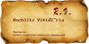 Rochlitz Viktória névjegykártya